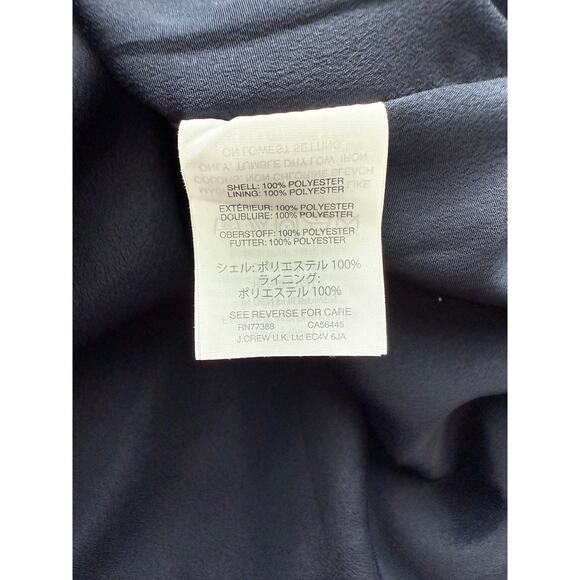 J. Crew 365 Crepe Career Wrap Dress Navy Blue Size 8‎ - Picture 11 of 11